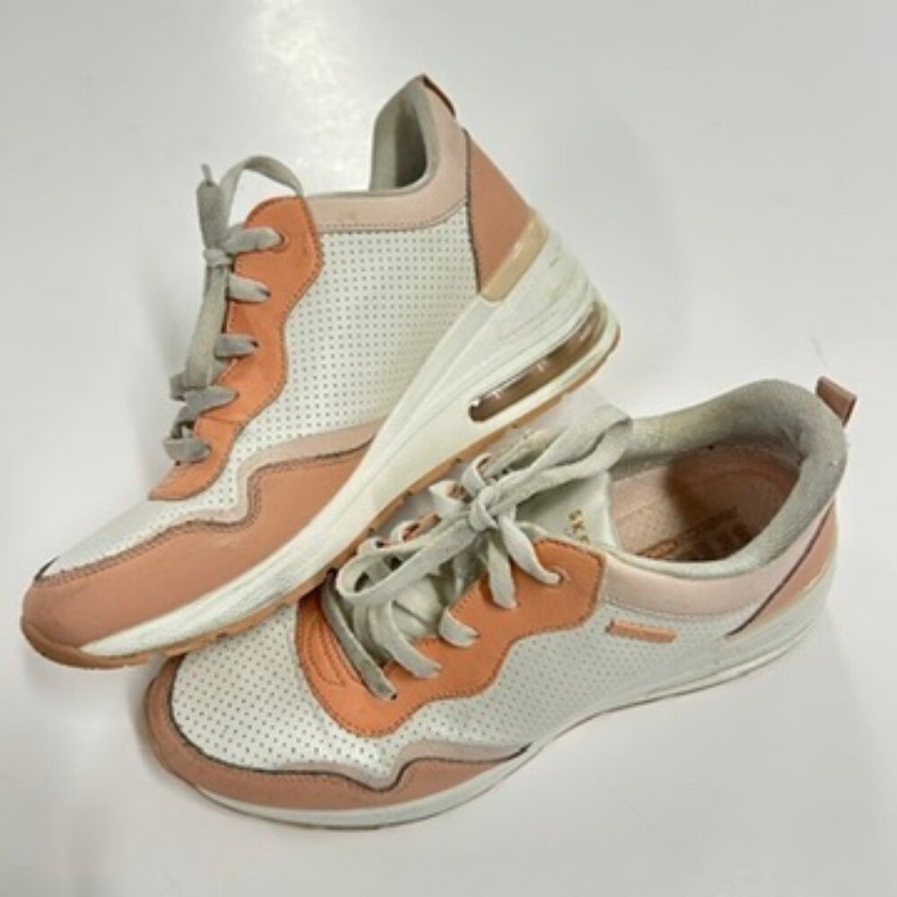 Skechers Street Million Air Hotter Air Sneakers Peach Cream size 9 streetwear